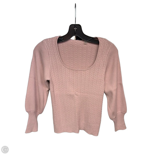 Top Long Sleeve By Elie Tahari In Pink, Size: S