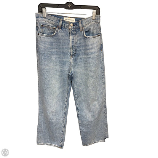 Jeans Wide Leg By Denim Forum In Blue Denim, Size: 28