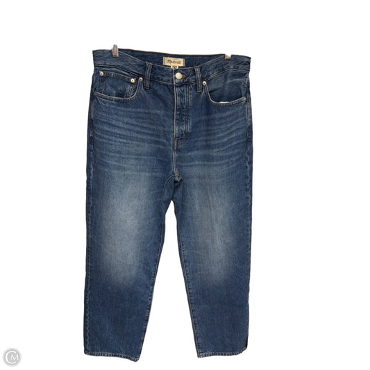 Jeans Straight By Madewell In Blue Denim, Size: 28