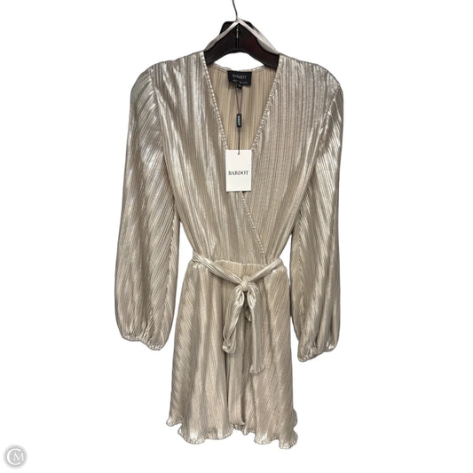 Dress Party Midi By Bardot In Silver, Size: 6
