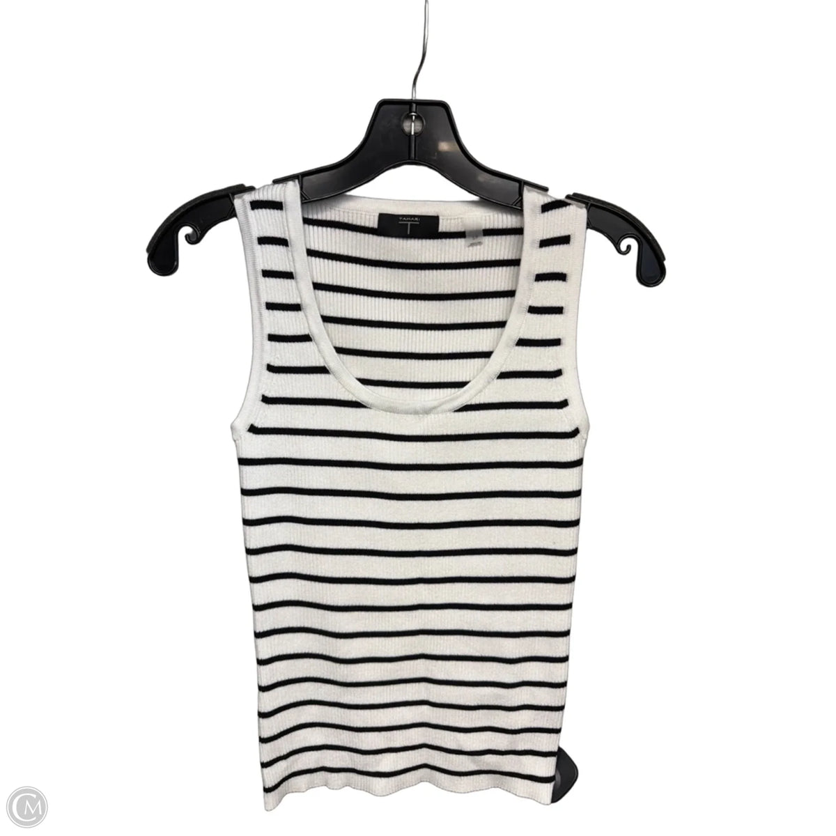 Tank Top By Tahari In Striped Pattern, Size: S