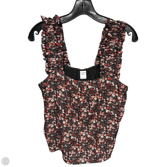 Top Sleeveless By Melrose And Market In Floral Print, Size: S