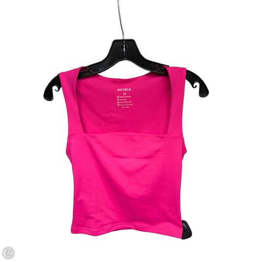 Top Sleeveless By Reoria In Pink, Size: M