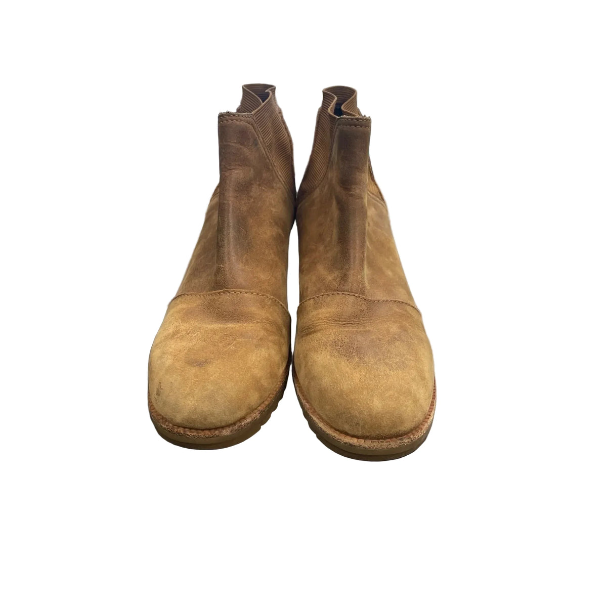 Boots Ankle Heels By Sorel In Brown, Size: 8