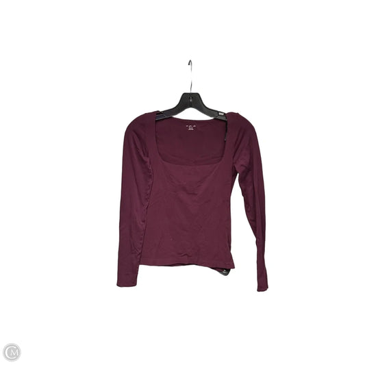 Top Long Sleeve By Out From Under In Purple, Size: S