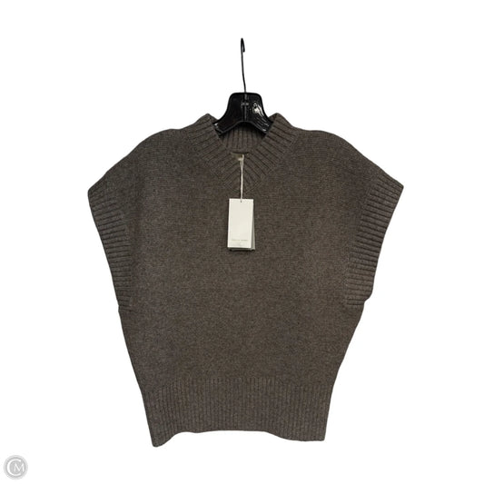 Vest Sweater By Clothes Mentor In Brown