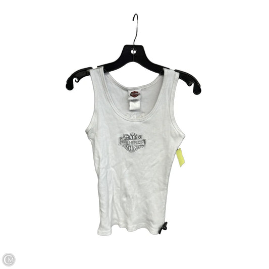 Tank Top By Harley Davidson In White, Size: M