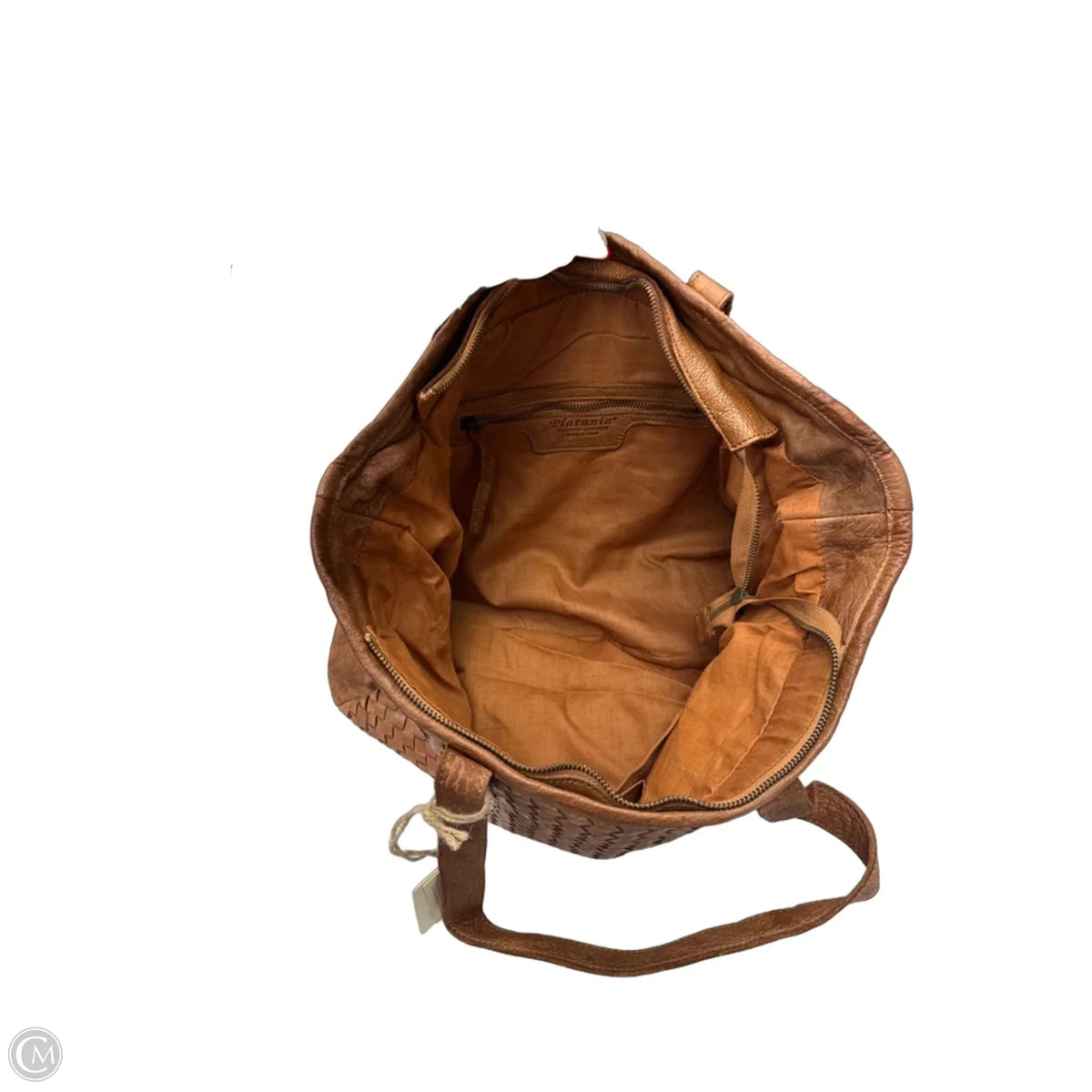 Handbag Leather By Clothes Mentor, Size: Large