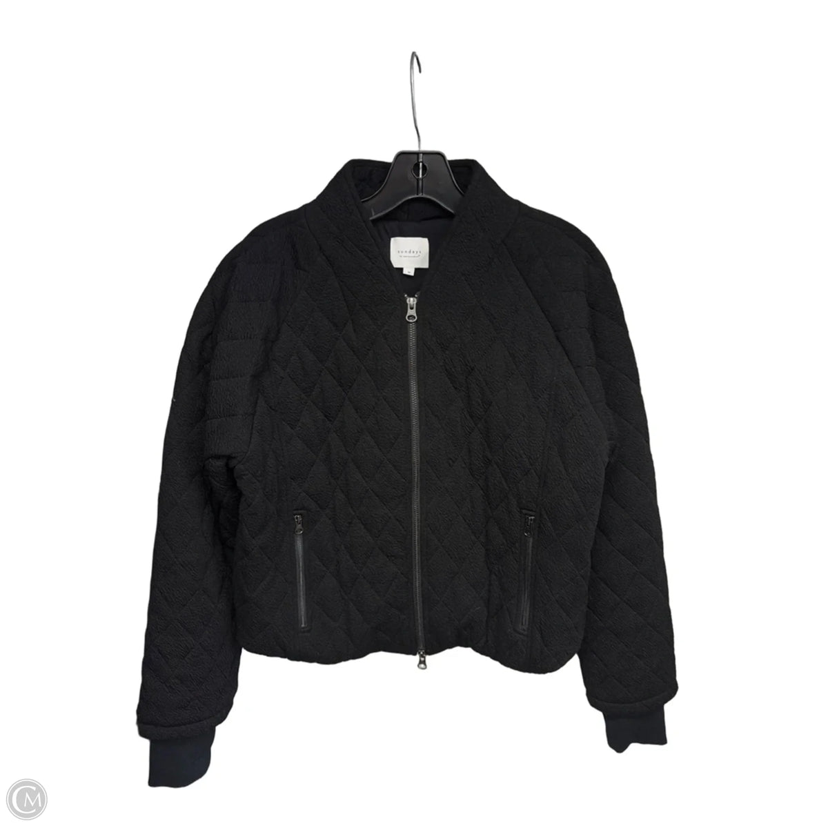 Jacket Puffer & Quilted By Clothes Mentor In Black, Size: M