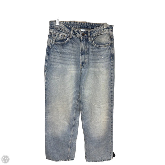 Jeans Straight By H&m In Blue Denim, Size: 6