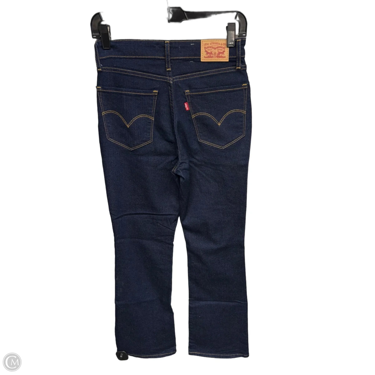 Jeans Boot Cut By Levis In Blue Denim, Size: 28