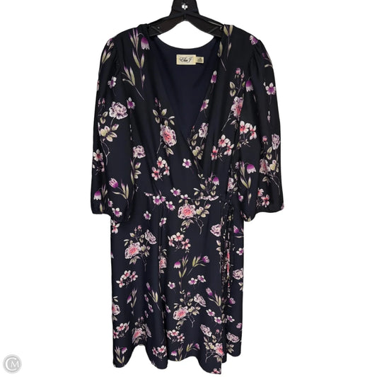 Dress Casual Maxi By Eliza J In Blue, Size: 14