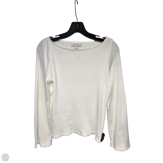 Top Long Sleeve By On 34th In White, Size: S