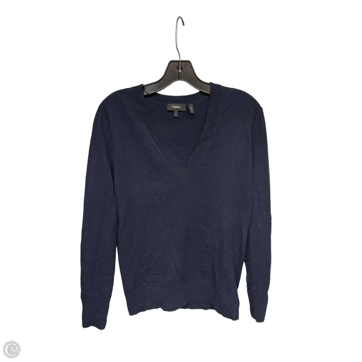 Sweater Cashmere By Theory In Navy, Size: Sp