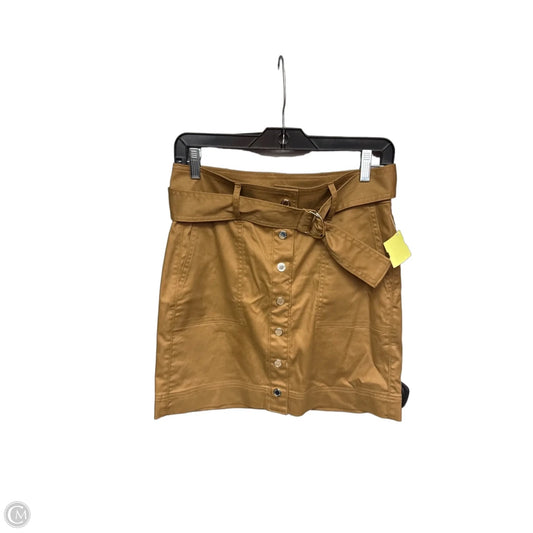 Skirt Midi By White House Black Market In Brown, Size: 0