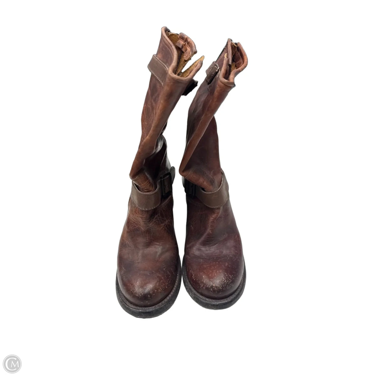 Boots Leather By Freebird In Brown, Size: 8