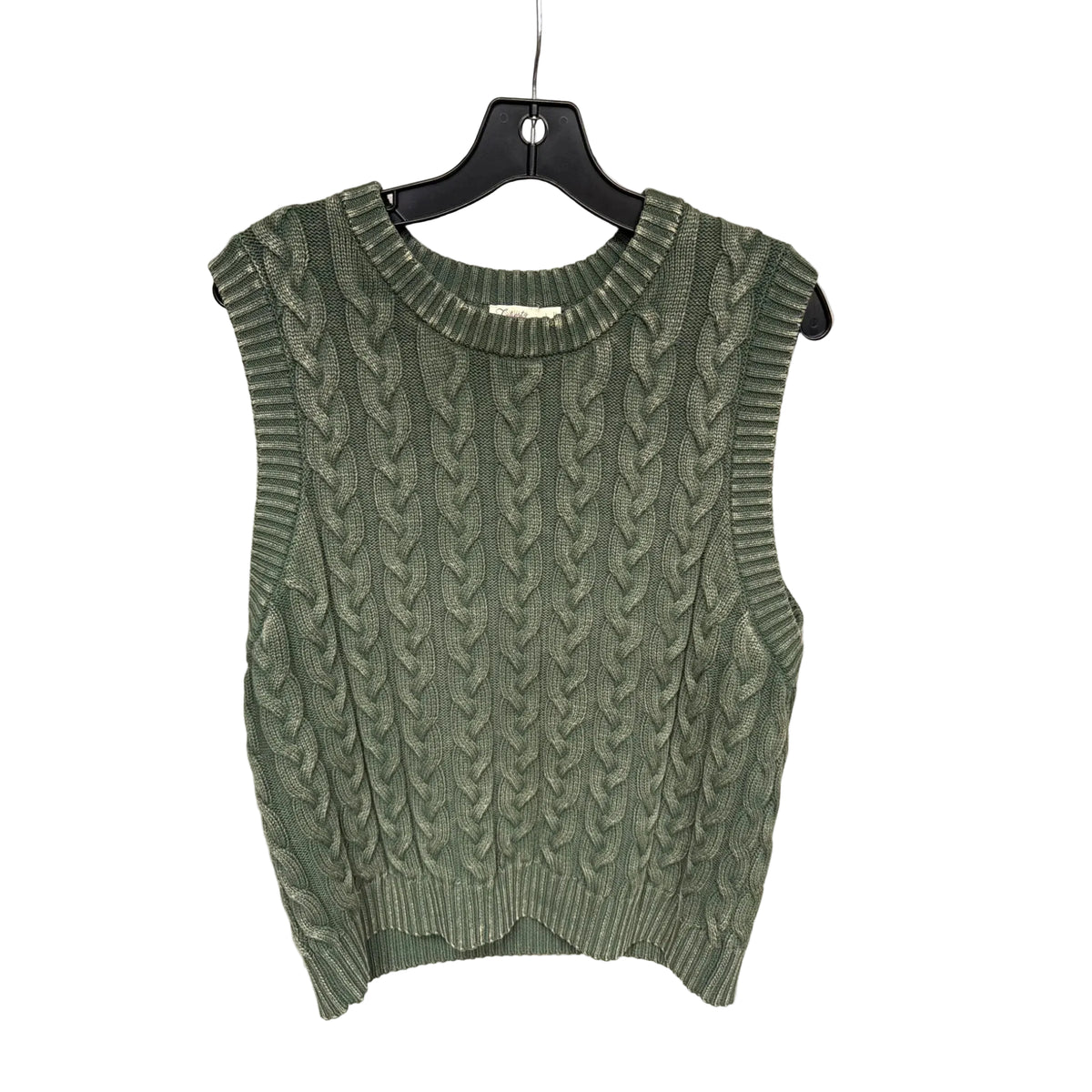Vest Sweater By Faherty In Green, Size: L
