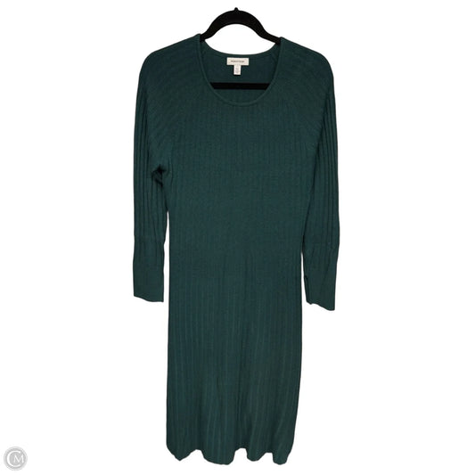 Dress Sweater By Nordstrom In Green, Size: L