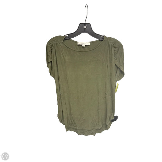 Top Sleeveless By Loft In Green, Size: Xs