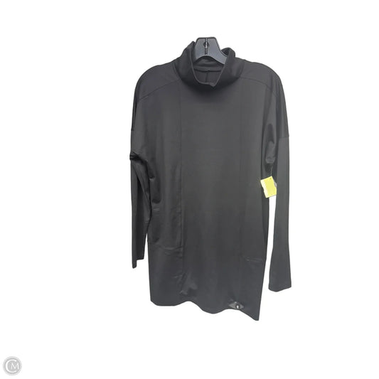 Athletic Top Long Sleeve Collar By The North Face In Black, Size: M