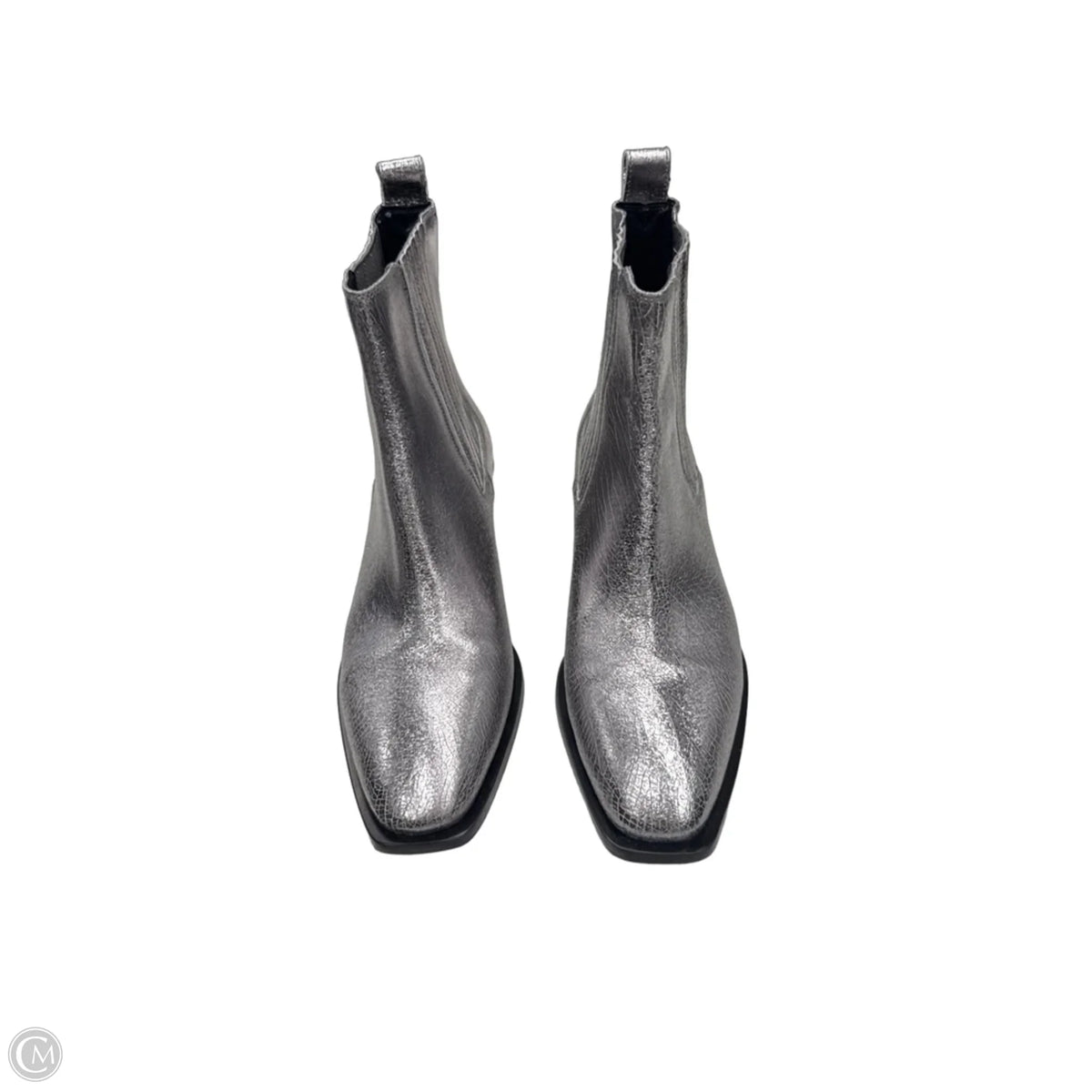 Boots Ankle Heels By Seychelles In Silver, Size: 10