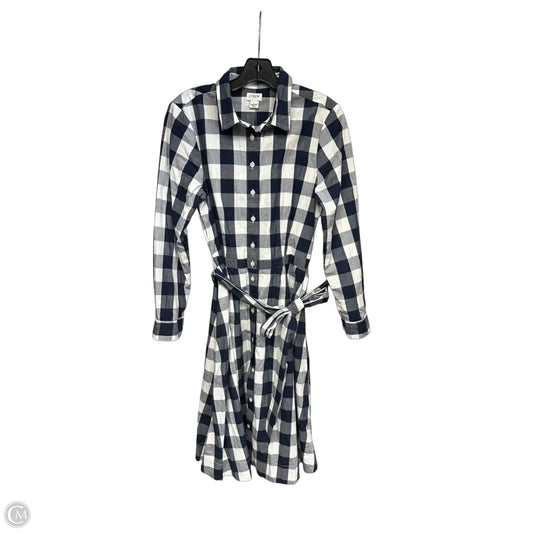Dress Casual Maxi By J. Crew In Blue & White, Size: 8