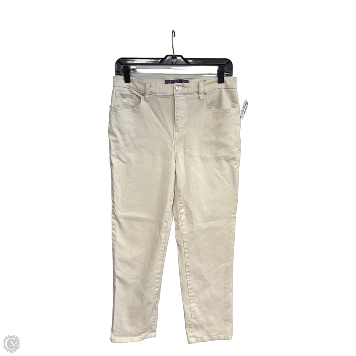 Pants Chinos & Khakis By Gloria Vanderbilt In Cream, Size: 8