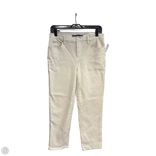 Pants Chinos & Khakis By Gloria Vanderbilt In Cream, Size: 8
