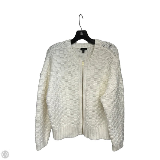 Sweater By Talbots In White, Size: L