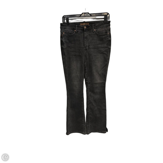 Jeans Boot Cut By Judy Blue In Black Denim, Size: 8