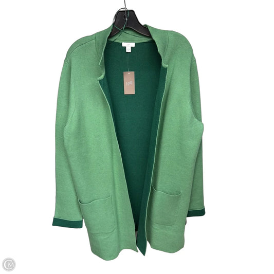 Sweater Cardigan By J. Jill In Green, Size: Xl