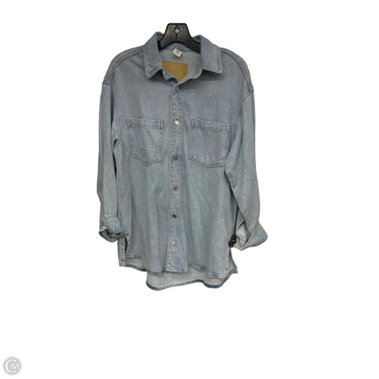 Jacket Denim By &denim In Blue Denim, Size: Xs
