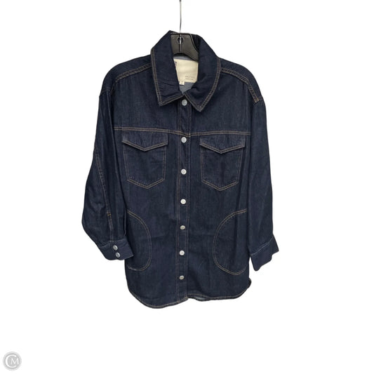 Jacket Denim By Pilcro In Blue Denim, Size: Xs