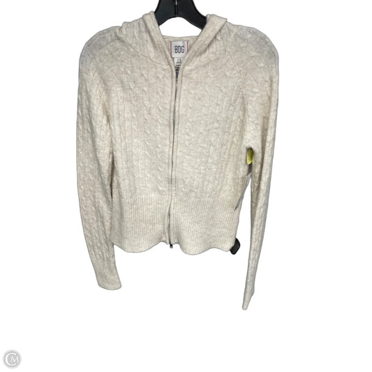 Sweatshirt Hoodie By Bdg In Cream, Size: L