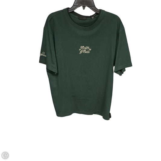 Top Short Sleeve By Scotch & Soda In Green, Size: L