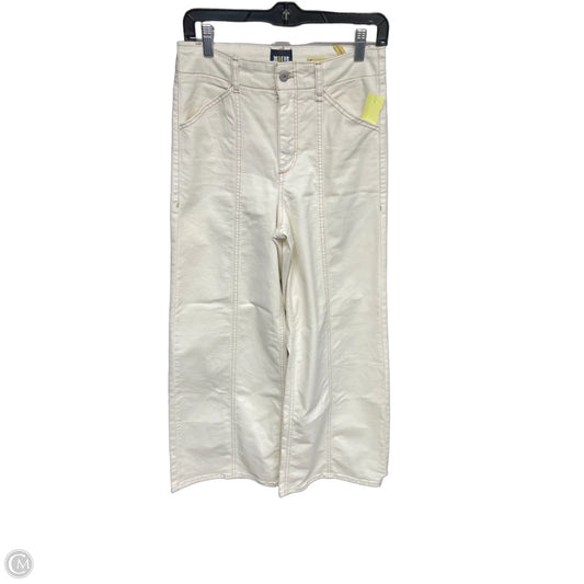 Pants Wide Leg By Maeve In Cream, Size: 28