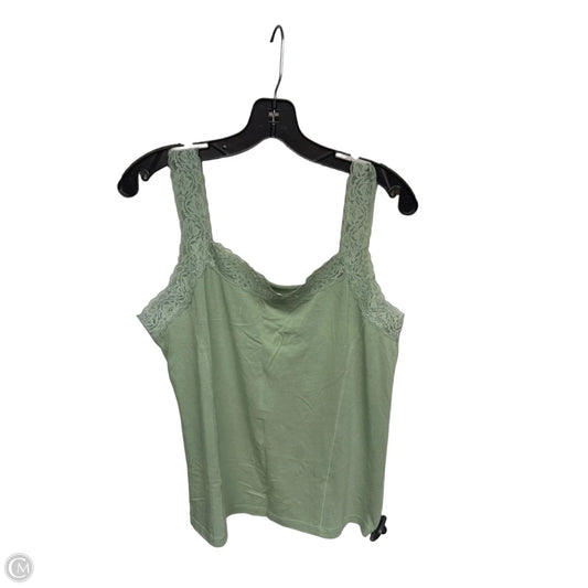 Top Sleeveless By Nordstrom In Green, Size: L