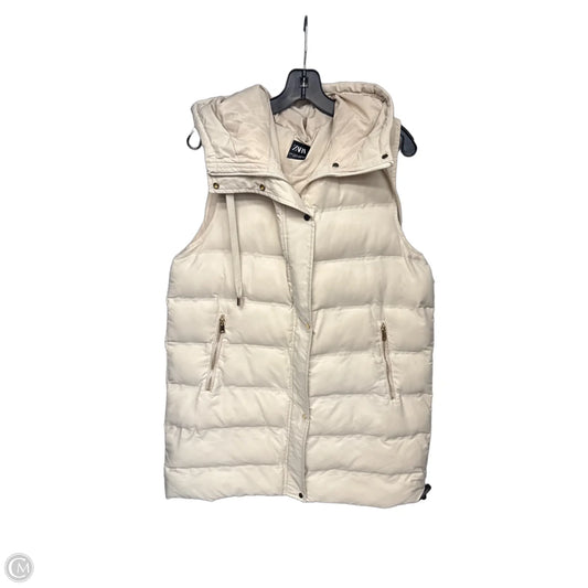 Vest Puffer & Quilted By Zara In Cream, Size: Xl