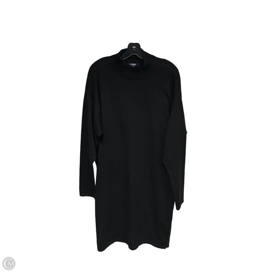 Dress Sweater By Chaps In Black, Size: Xl