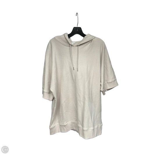 Sweatshirt Hoodie By Cos In Cream, Size: L