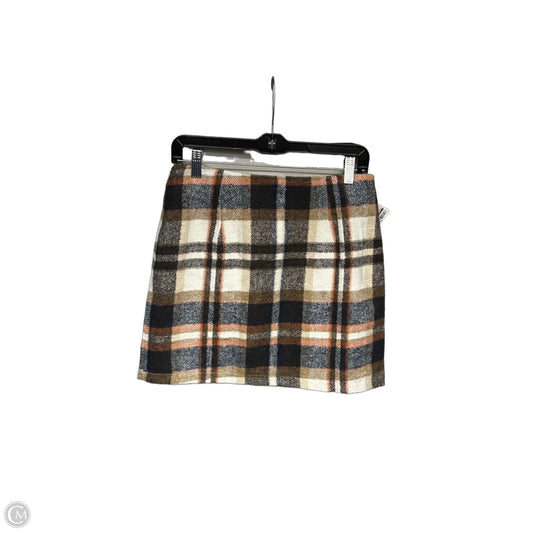 Skirt Midi By Clothes Mentor In Plaid Pattern, Size: S