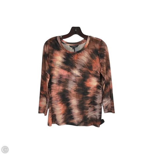 Top Long Sleeve By Liverpool In Orange, Size: S