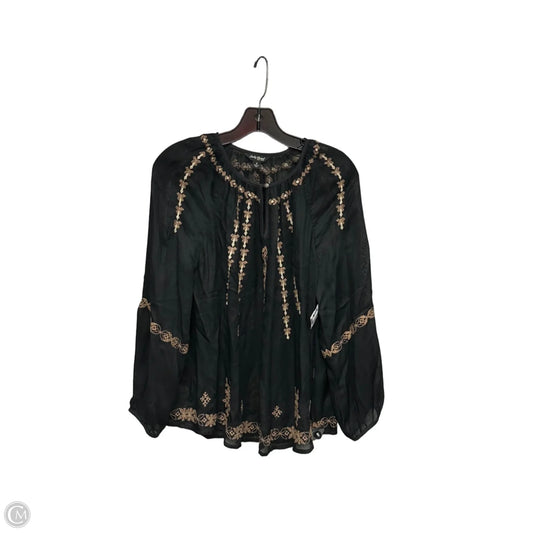 Top Long Sleeve By Lucky Brand In Black, Size: S