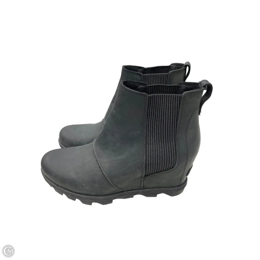 Shoes Heels Wedge By Sorel In Black, Size: 8.5