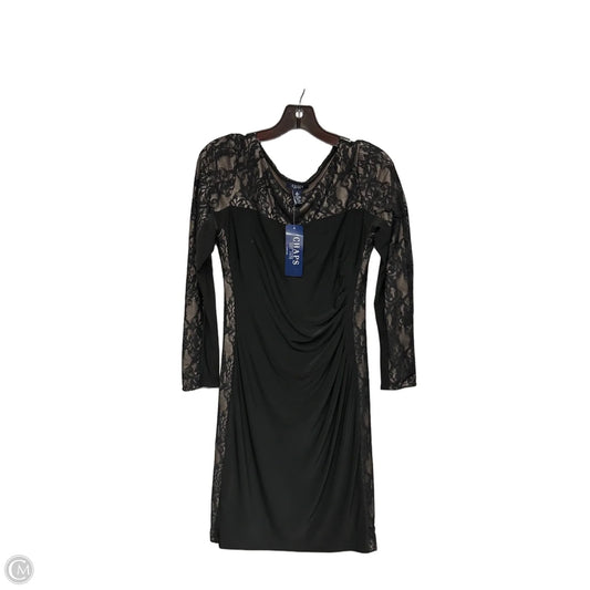 Dress Party Midi By Chaps In Black, Size: M