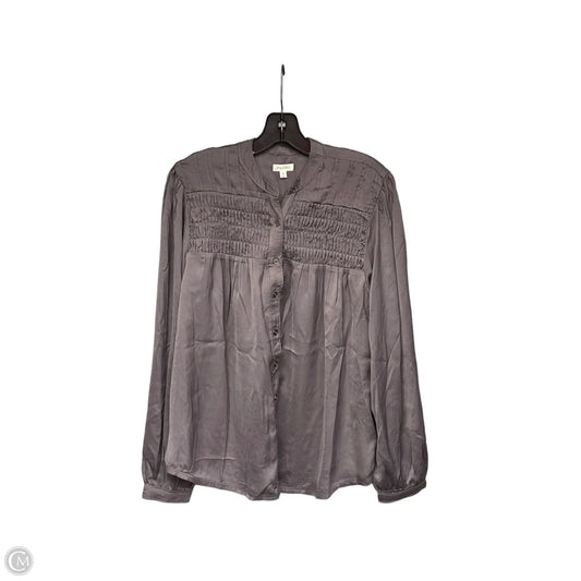 Top Long Sleeve By Pilcro In Purple, Size: M