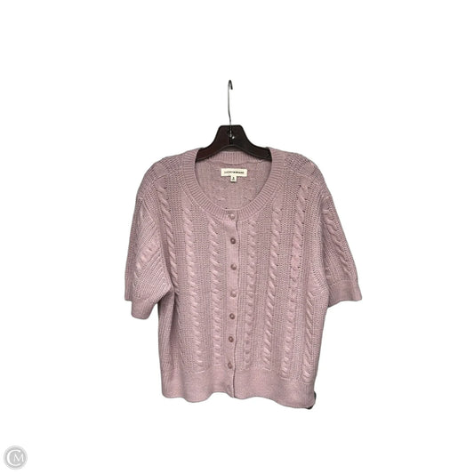 Sweater Short Sleeve By Lucky Brand In Purple, Size: Xl
