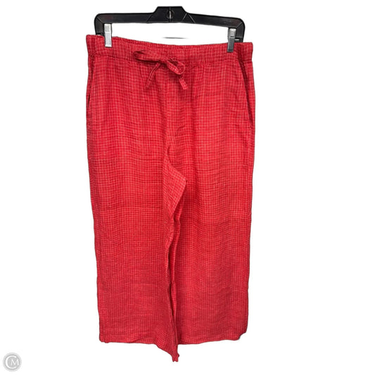 Pants Wide Leg By Eileen Fisher In Red, Size: S