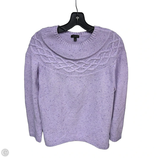 Sweater By Talbots In Purple, Size: S