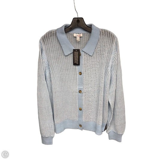 Cardigan By D&co. In Blue, Size: L